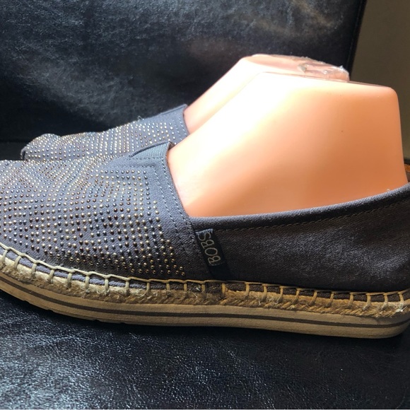 Skechers BOBS Breeze Moonbeams Stars Women's Gray Espadrilles Slip On Shoes Sz 8 - Picture 4 of 12